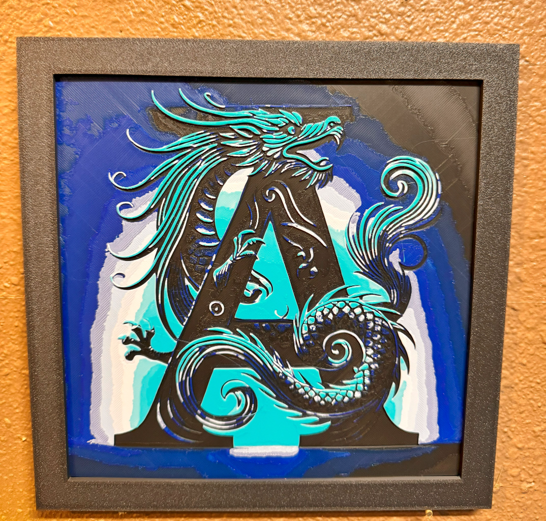 Dragon Letter A