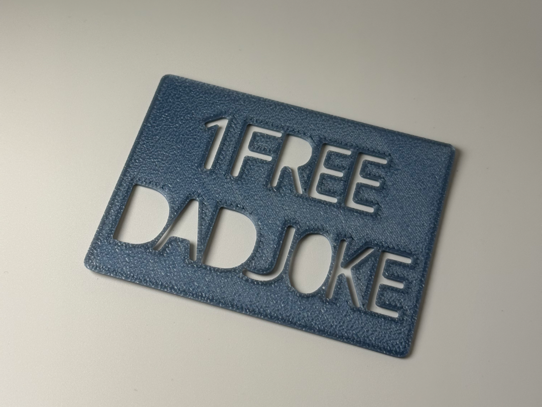 Free Dad Joke "Gift Card"