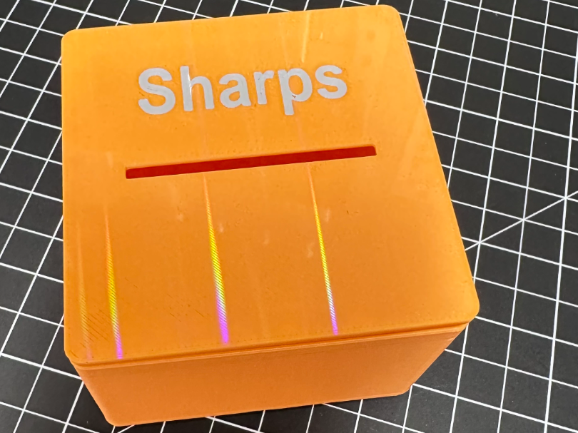 Sharps Box (gridfinity 2x2x8)