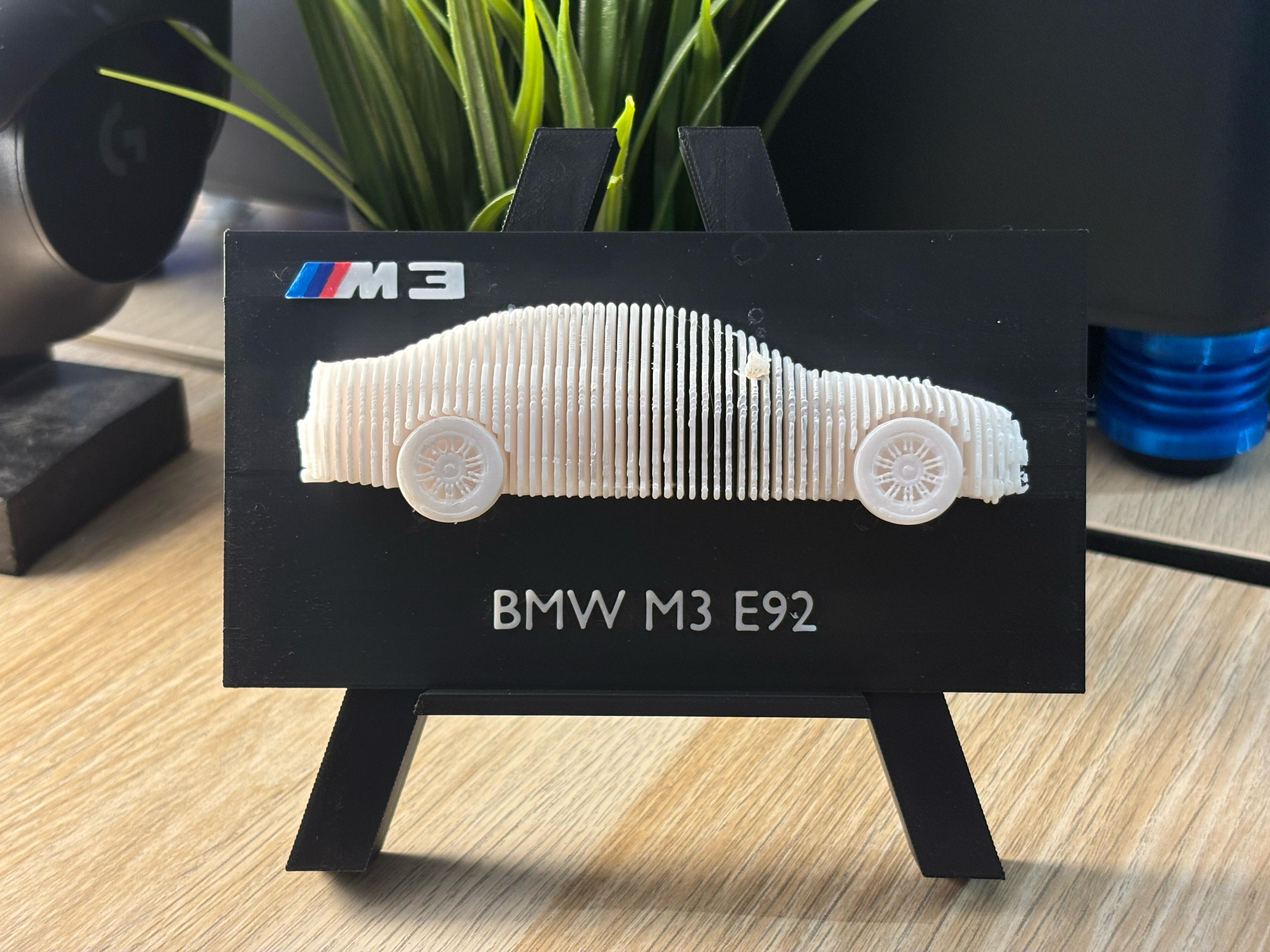 BMW M3 E92 Vertical Slice 3D Model