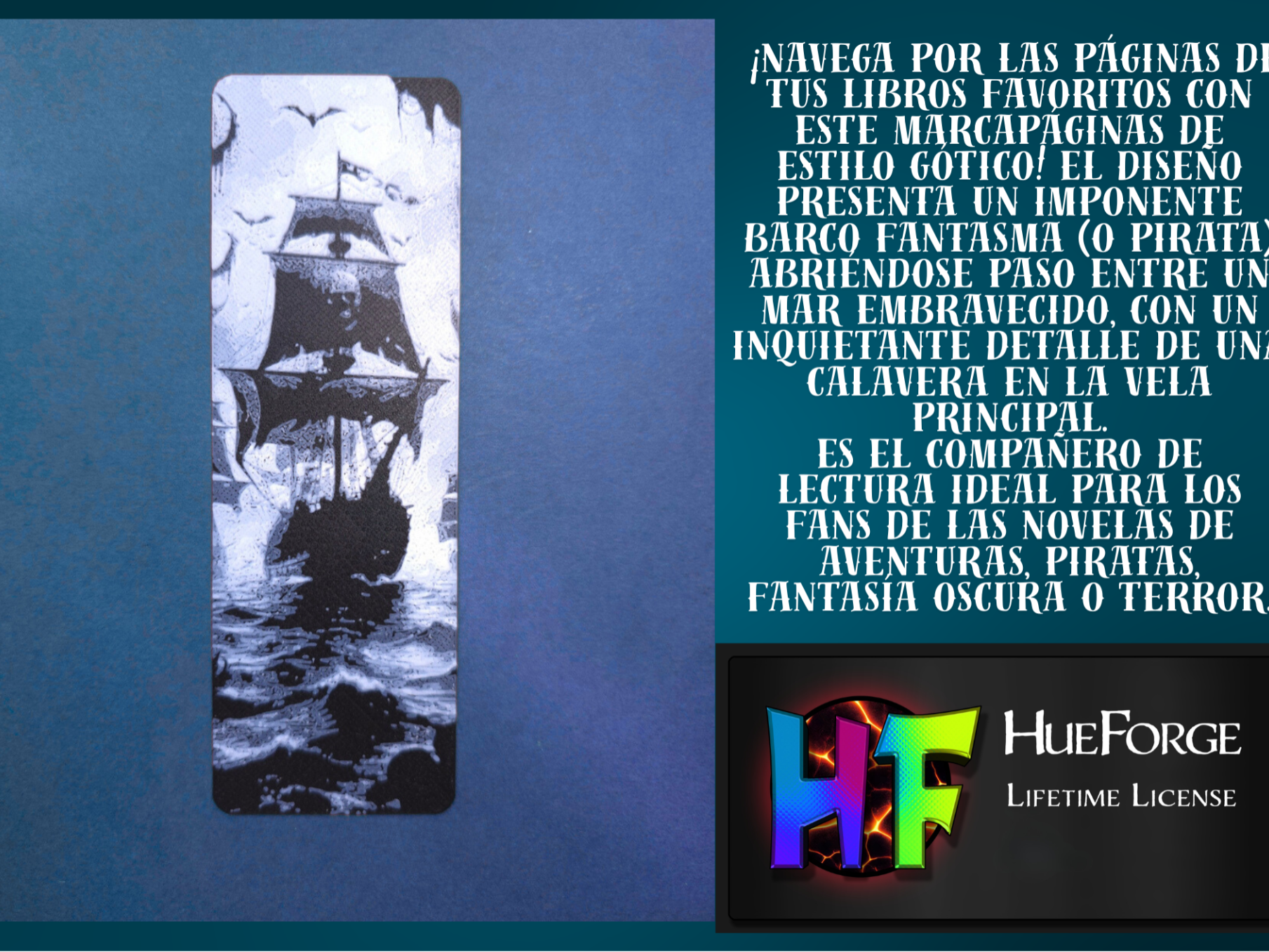 Ghost Ship Bookmark