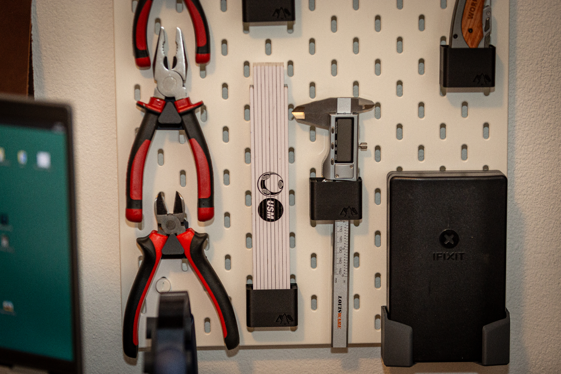 IKEA Skadis Mount - Folding Ruler