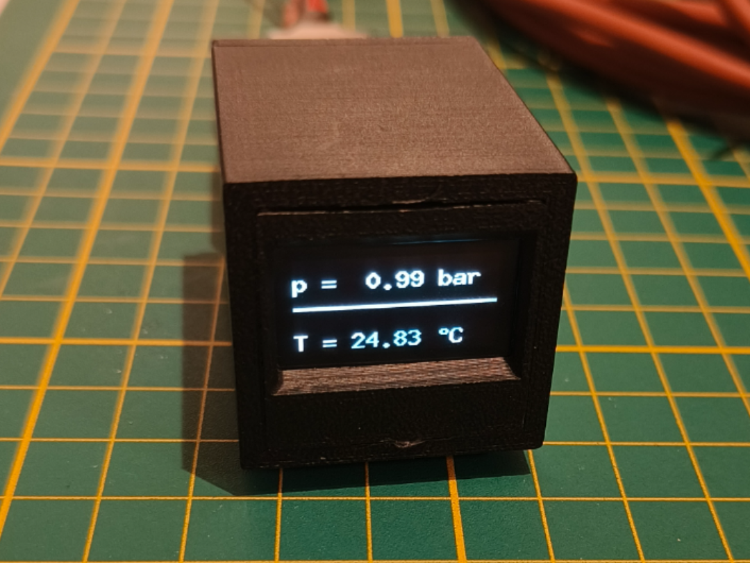 Housing for 1,3“ I²C OLED Display and SAMD21 μC