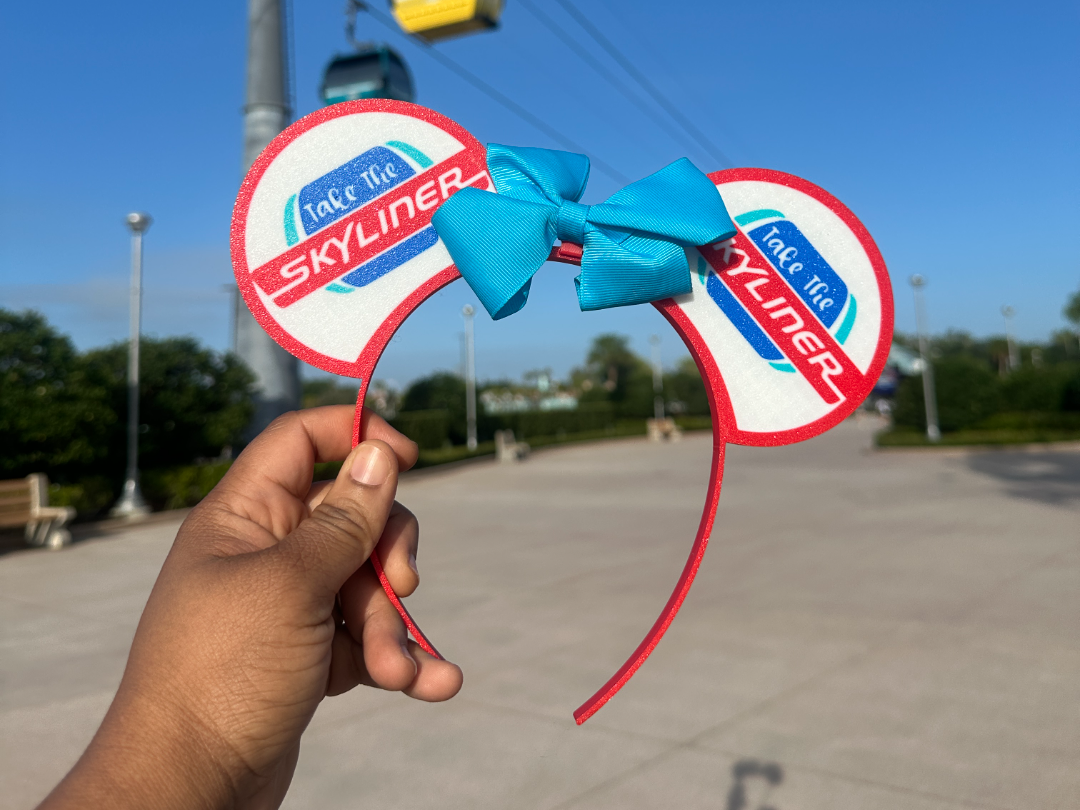 "Take the Skyliner" Disney Theme Park Ears