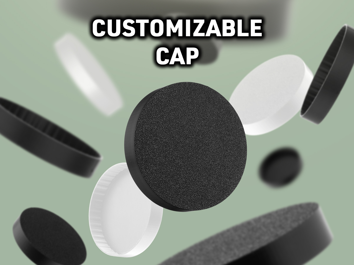 Customizable tube cap