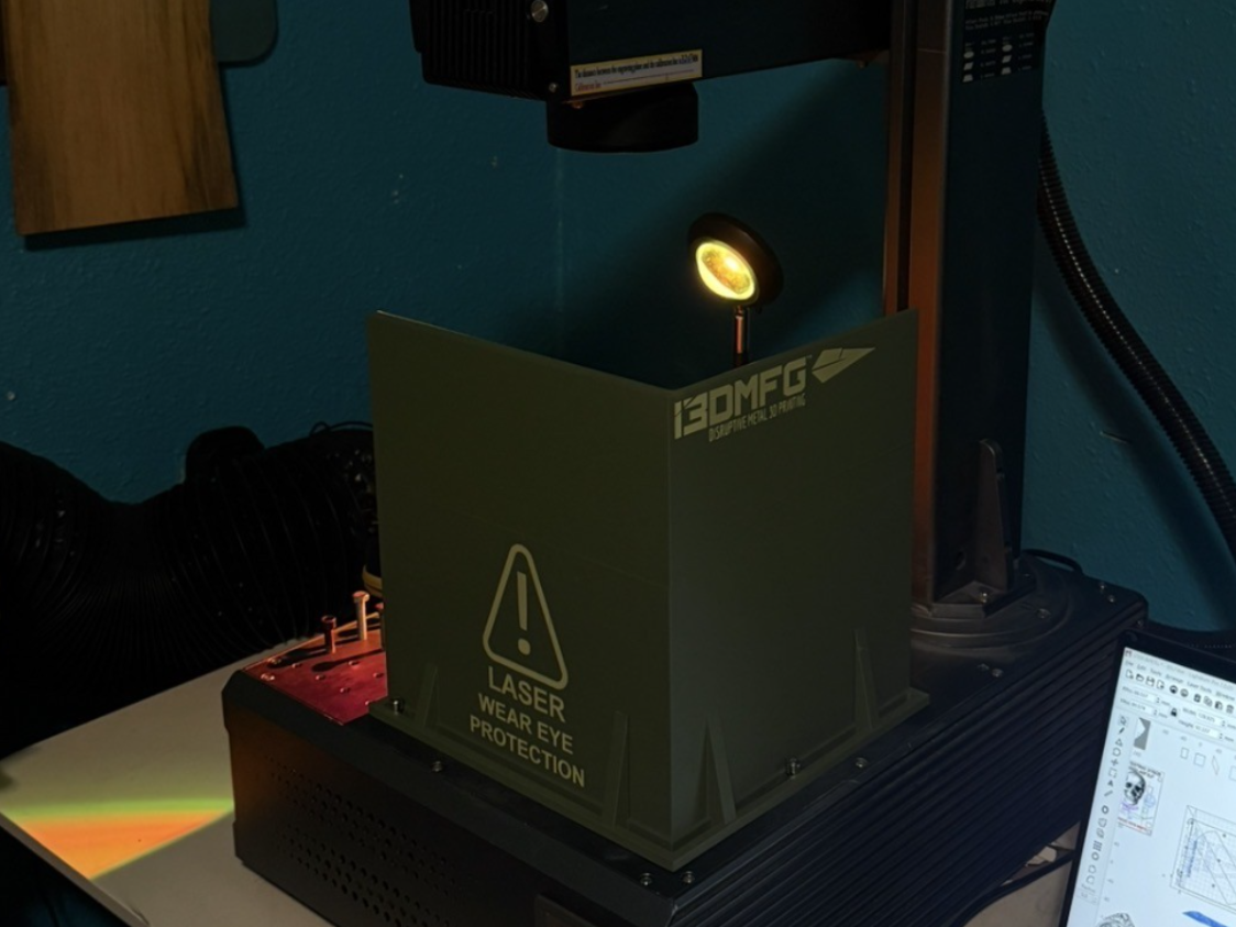 Fiber Laser Eye Protection wall