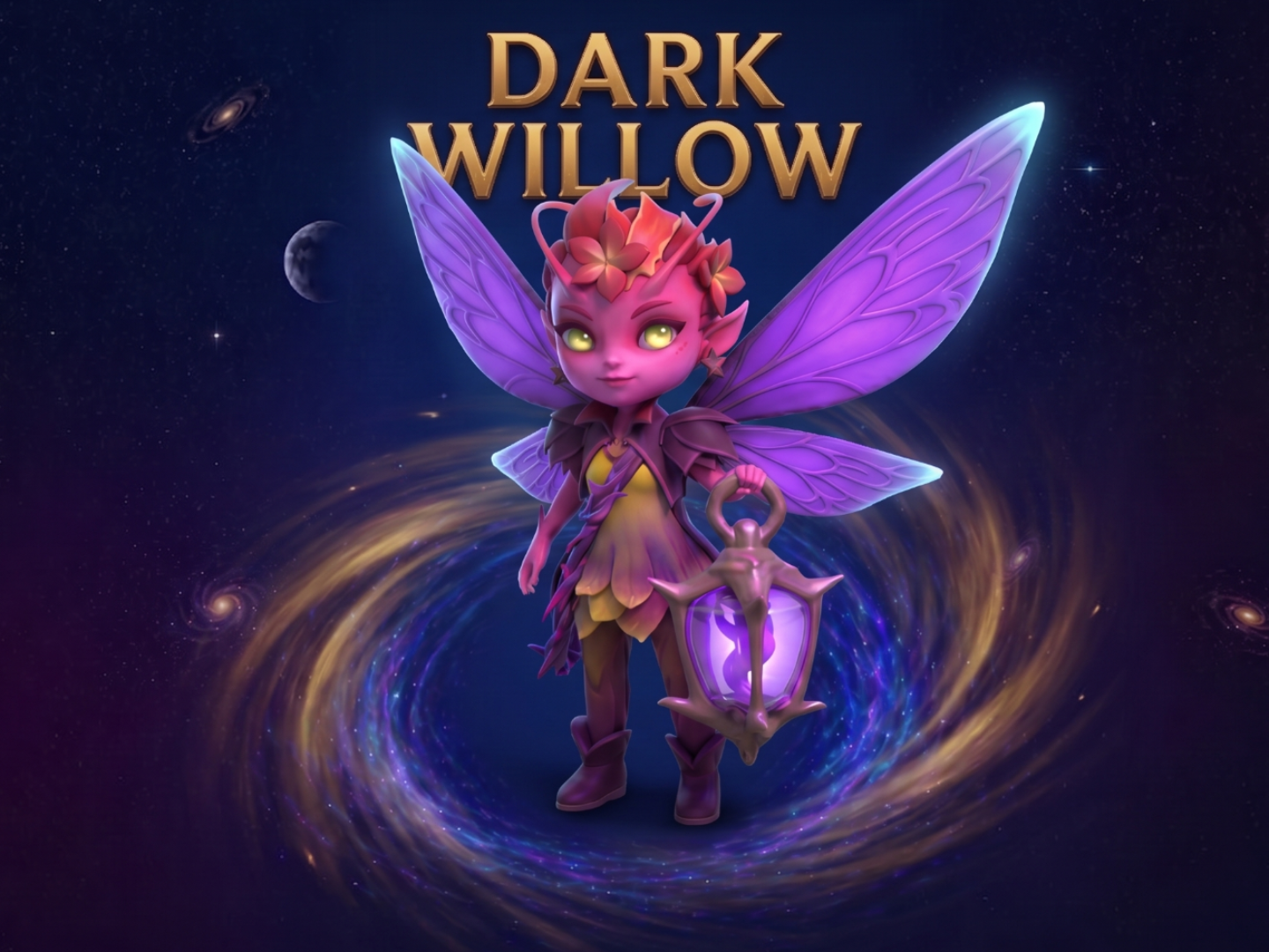DOTA 2 DARK WILLOW CHIBI STYLE