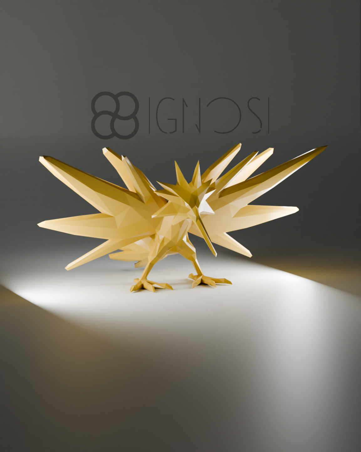 (#145) Zapdos Low Poly