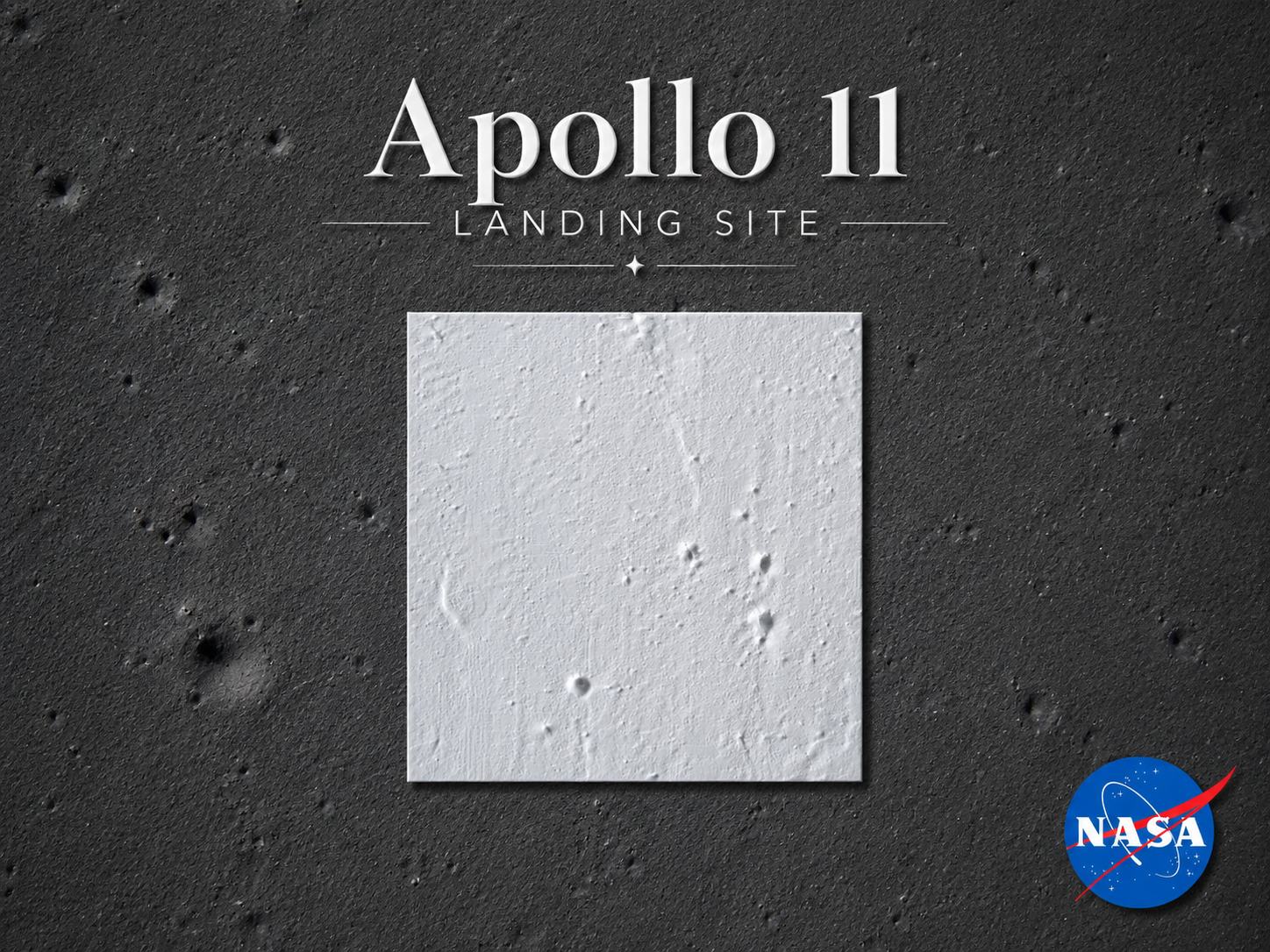 Apollo 11 - Official Moon Landing Site Scan