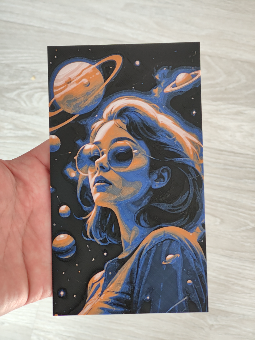 Hueforge - Stellar Serenity: A Celestial Portrait