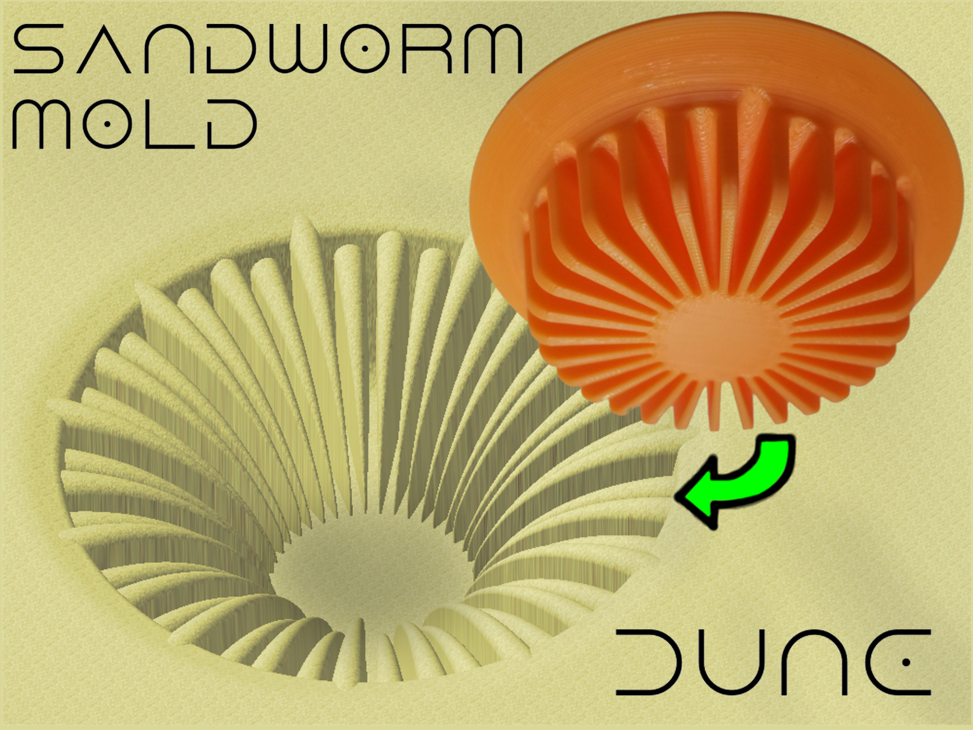 Sandworm Sand Mold - Dune