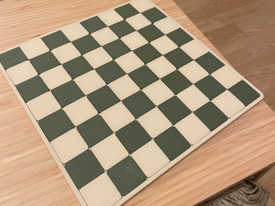 Chessboard without AMS No glue