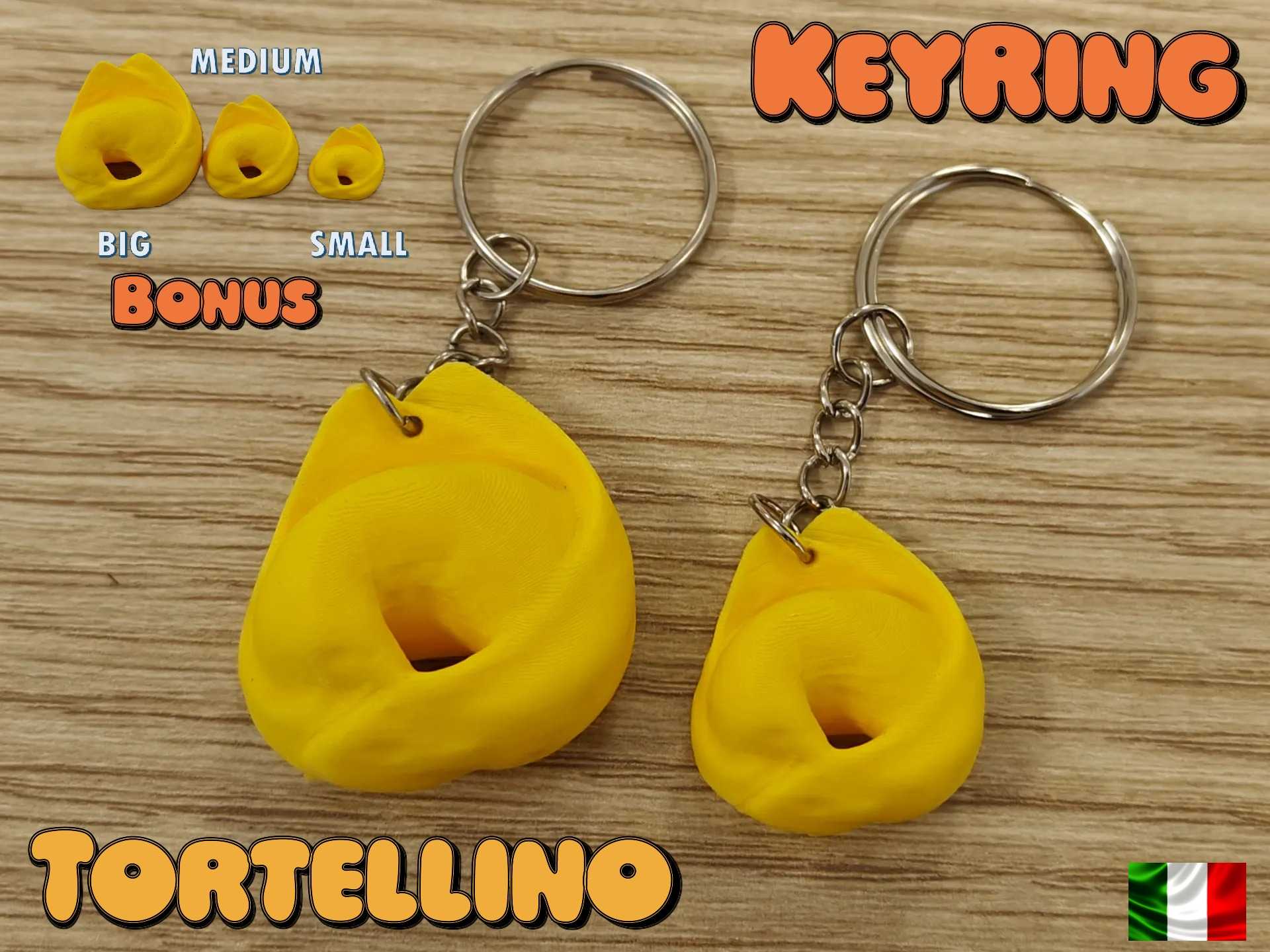 Tortellino Keychain