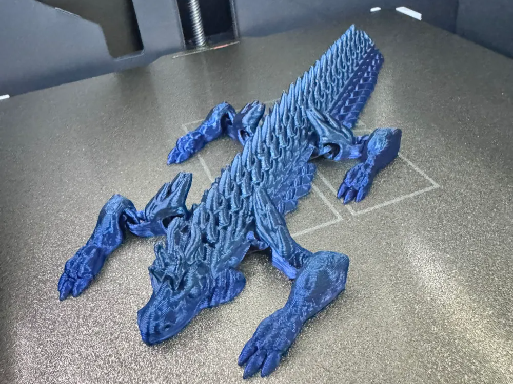 articulated stone dragon