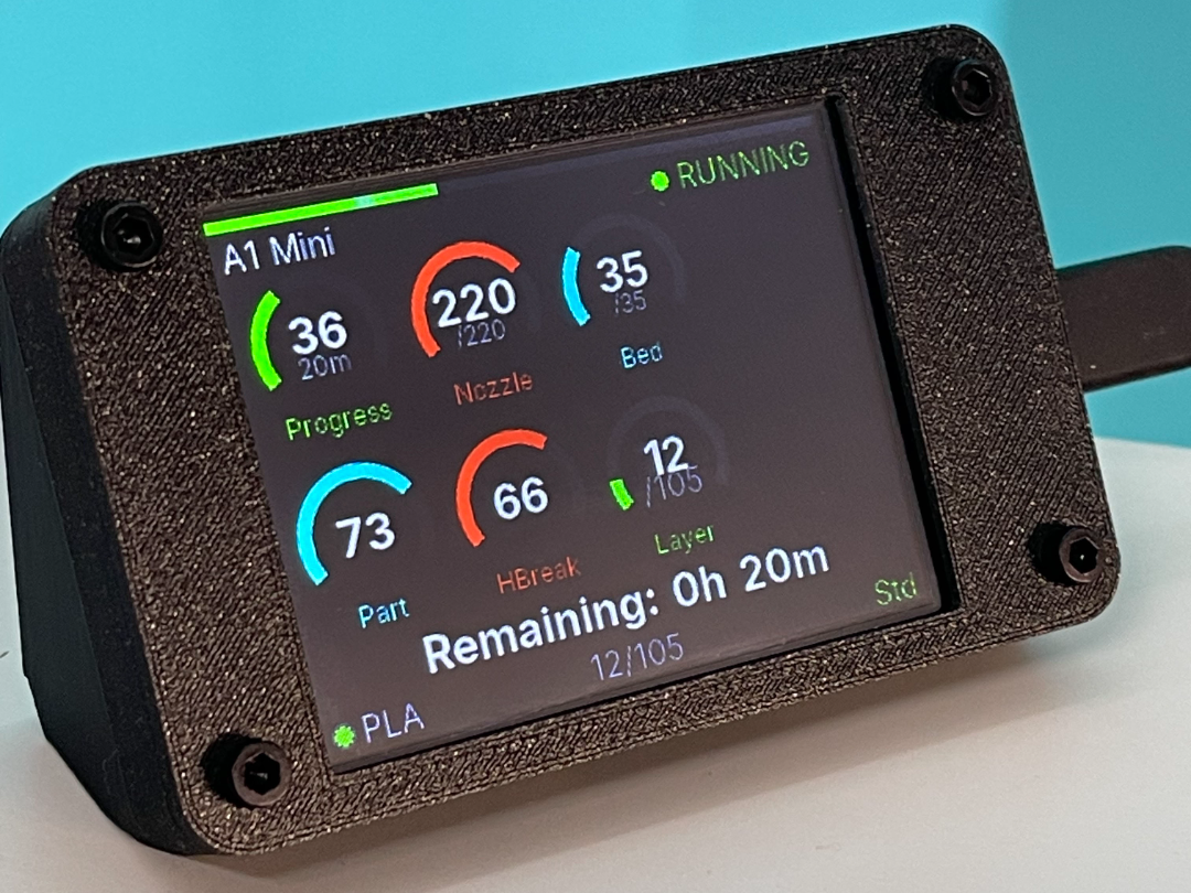 BAMBULAB PRINT MONITOR WIFI ESP32 2432S028 CYD