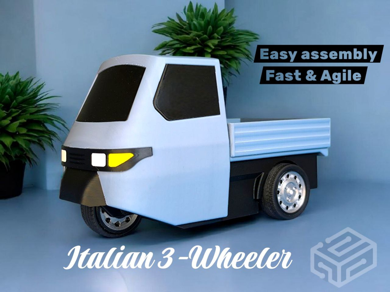 Italian 3-Wheeler  #CyberBrick Truck
