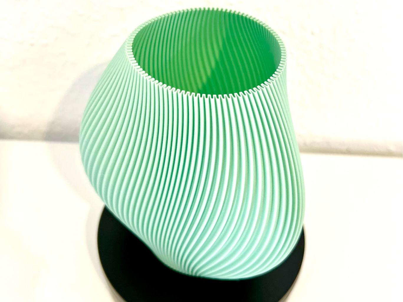 Spiralvase aus Freiform