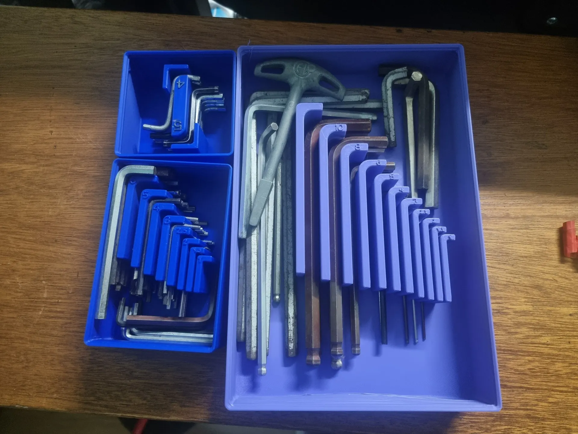 Gridfinity Allen Key bulk storage
