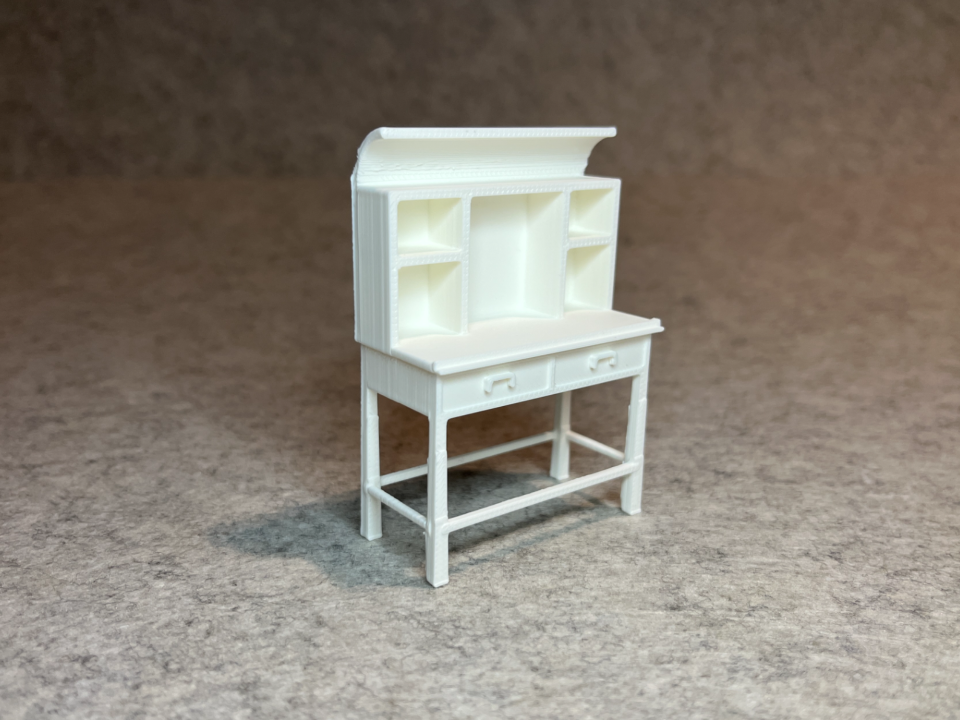 Dollhouse secretary desk miniature house