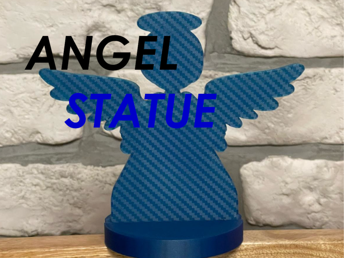 Angel statue (with stand) print angel 0% filling