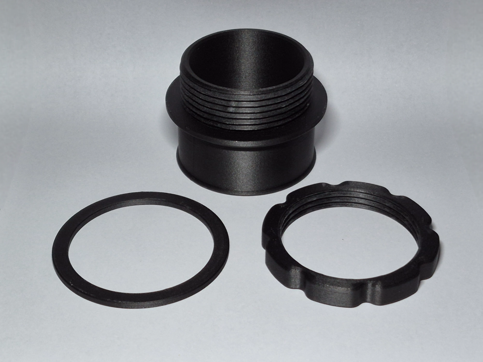 Adapter 60mm hole to 2.5 inch hose