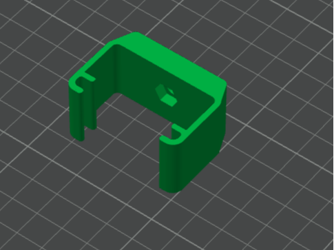 40x40 item profile clip with m5 screw socket