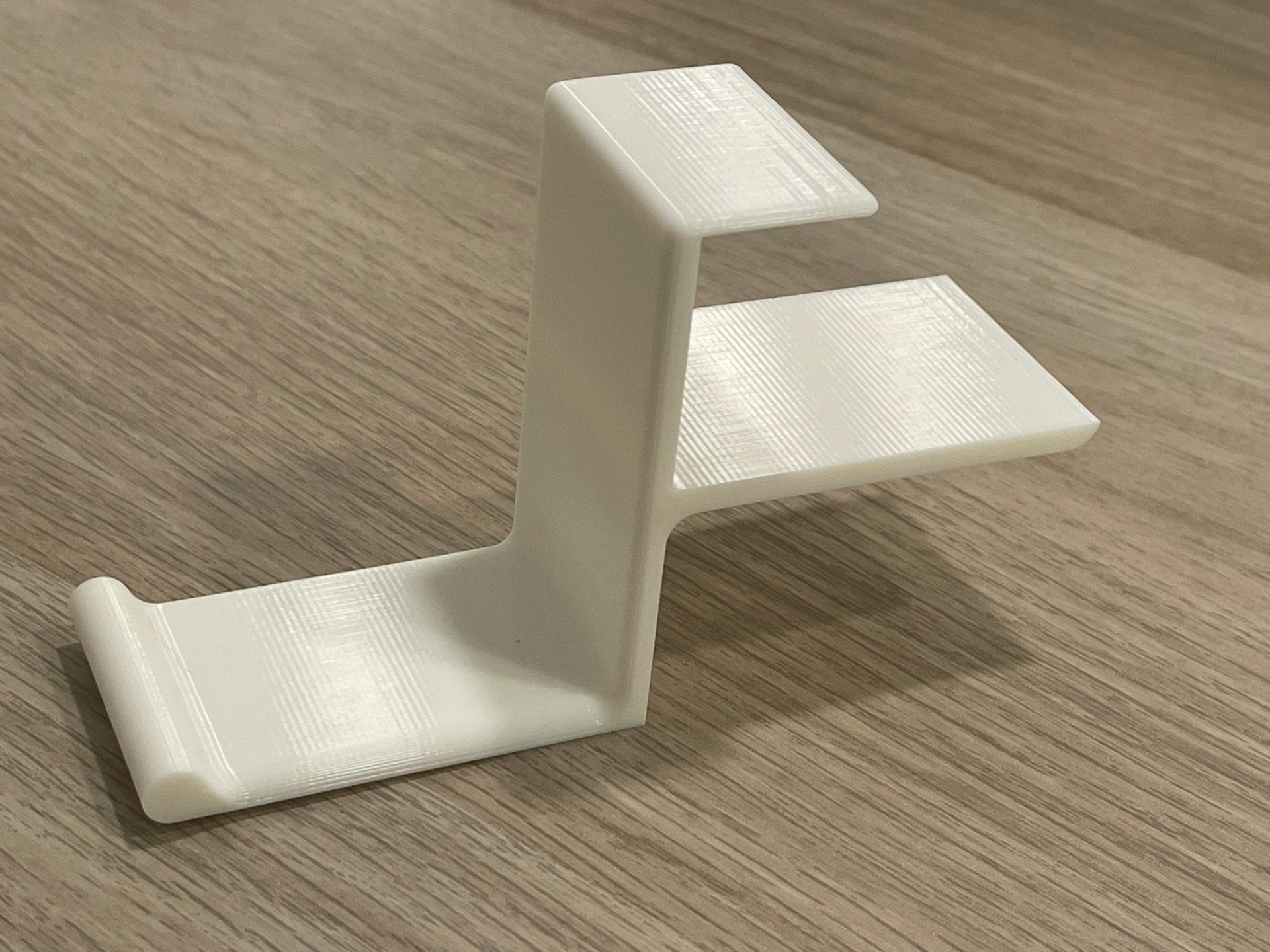 Headset hanger for IKEA desk (34mm) - Front desk