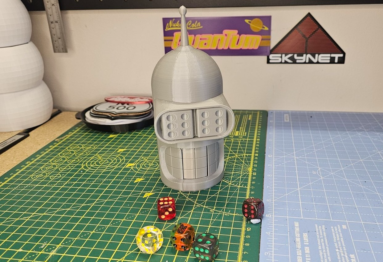 Bender Bot dice tower.
