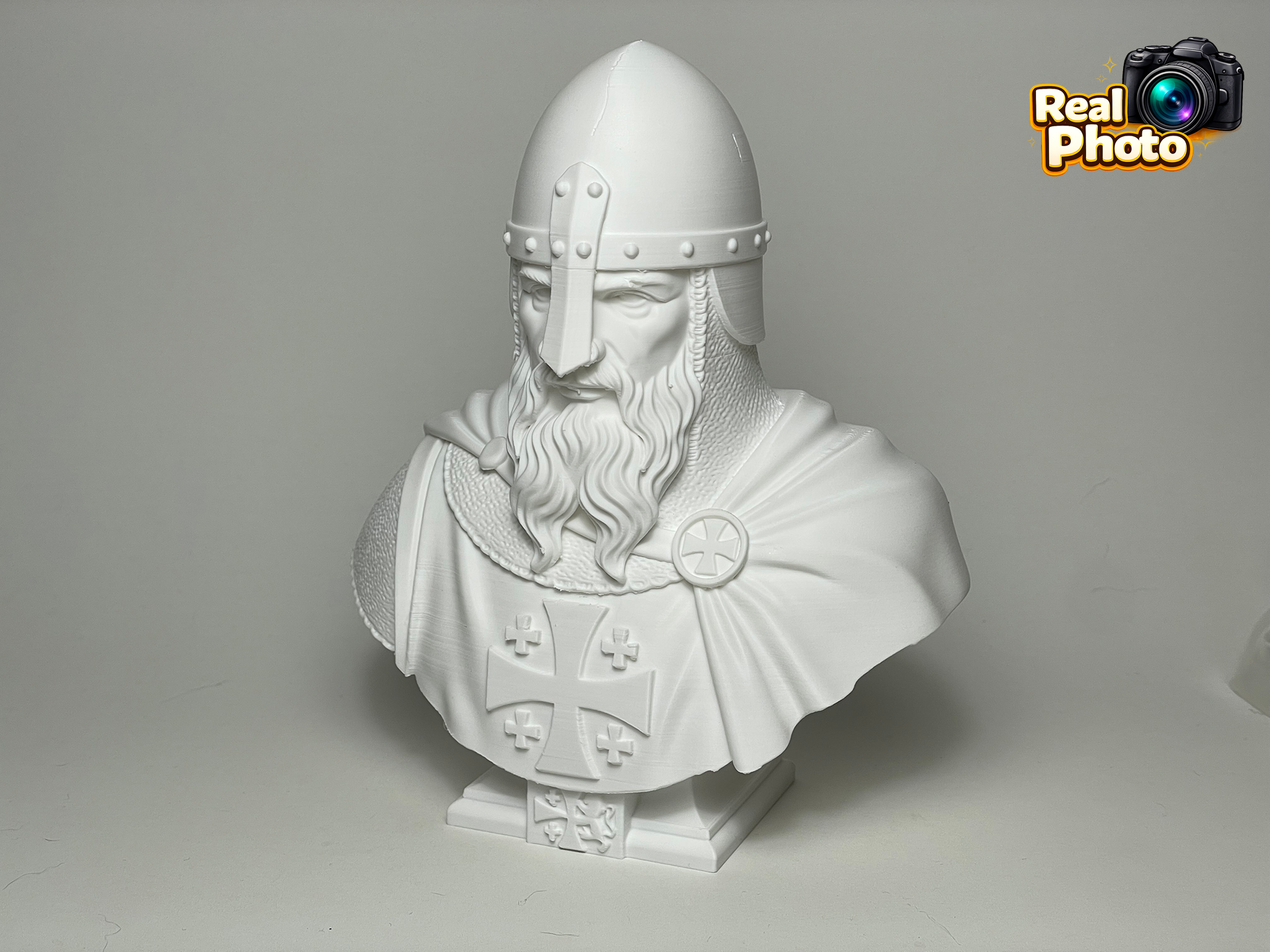 King Godfrey de Bouillon – Crusader Bust Statue