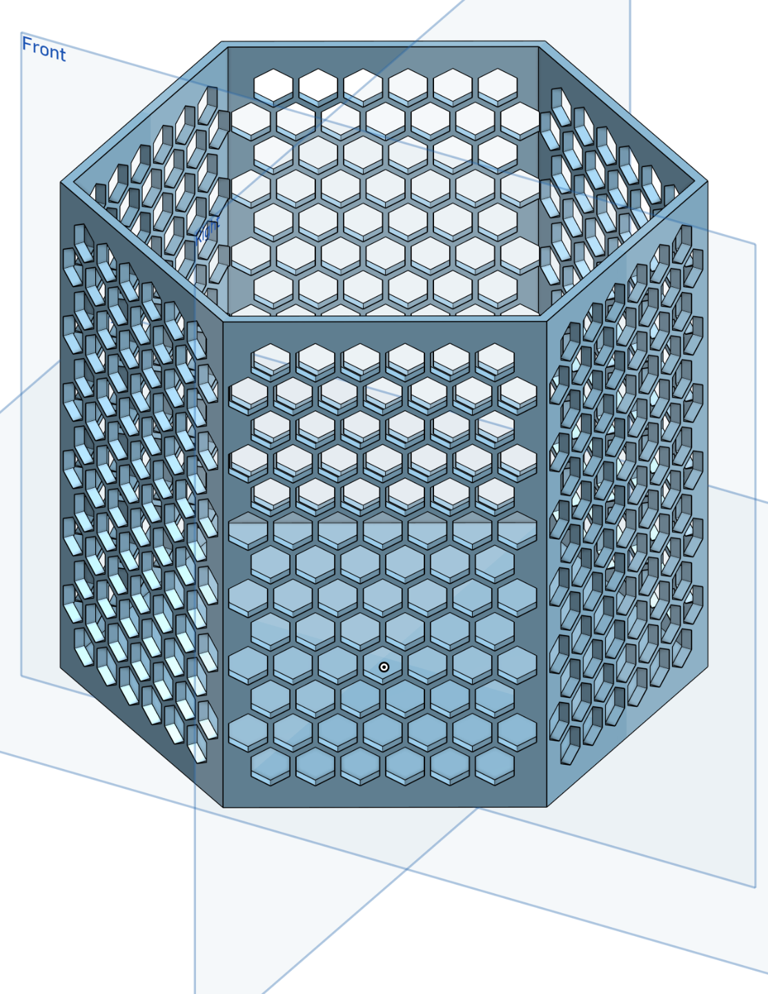 Hex Waste Bin