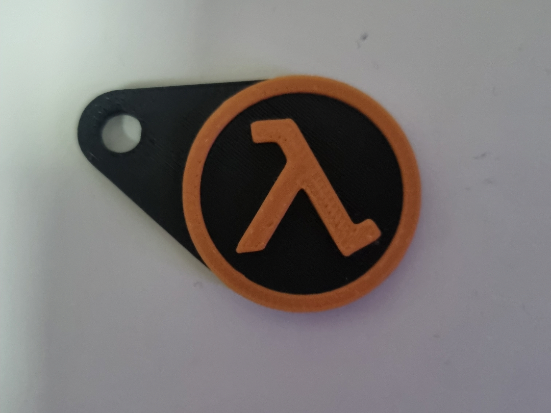 Lambda (Half-Life) Keychain