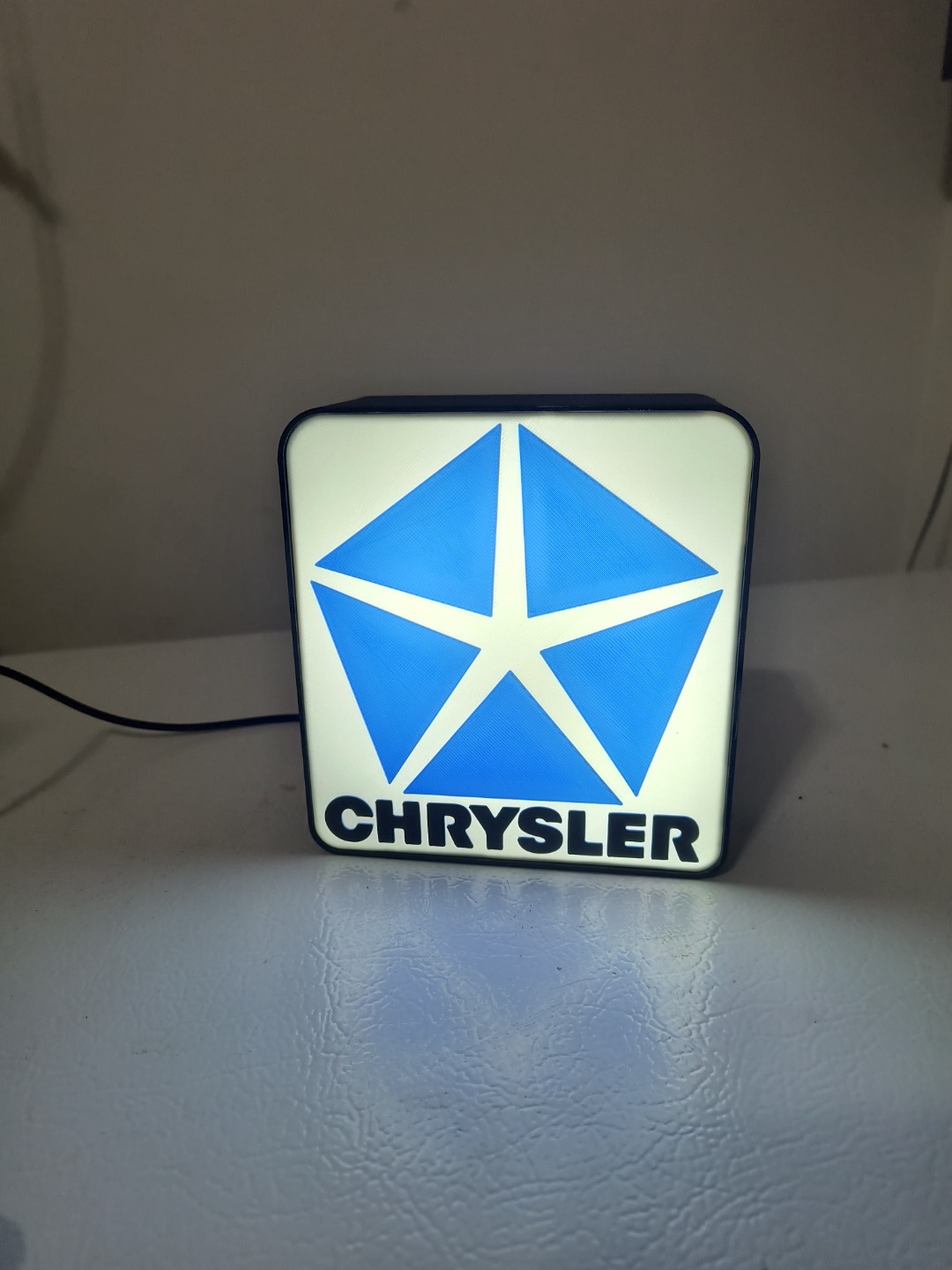 Chrysler vintage lightbox