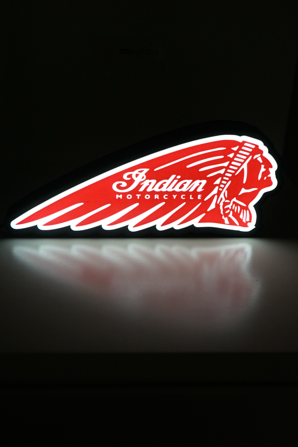 Logo Indian Motorcycles light box
