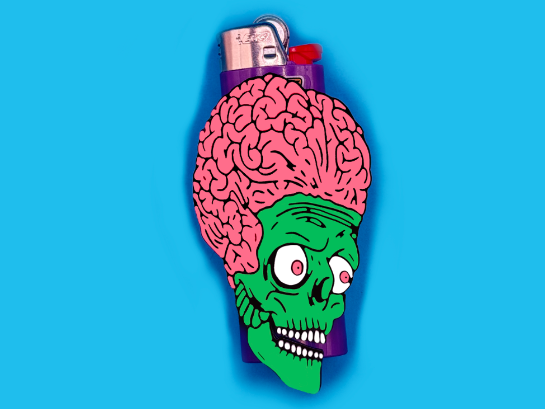 Mars Attacks lighter case
