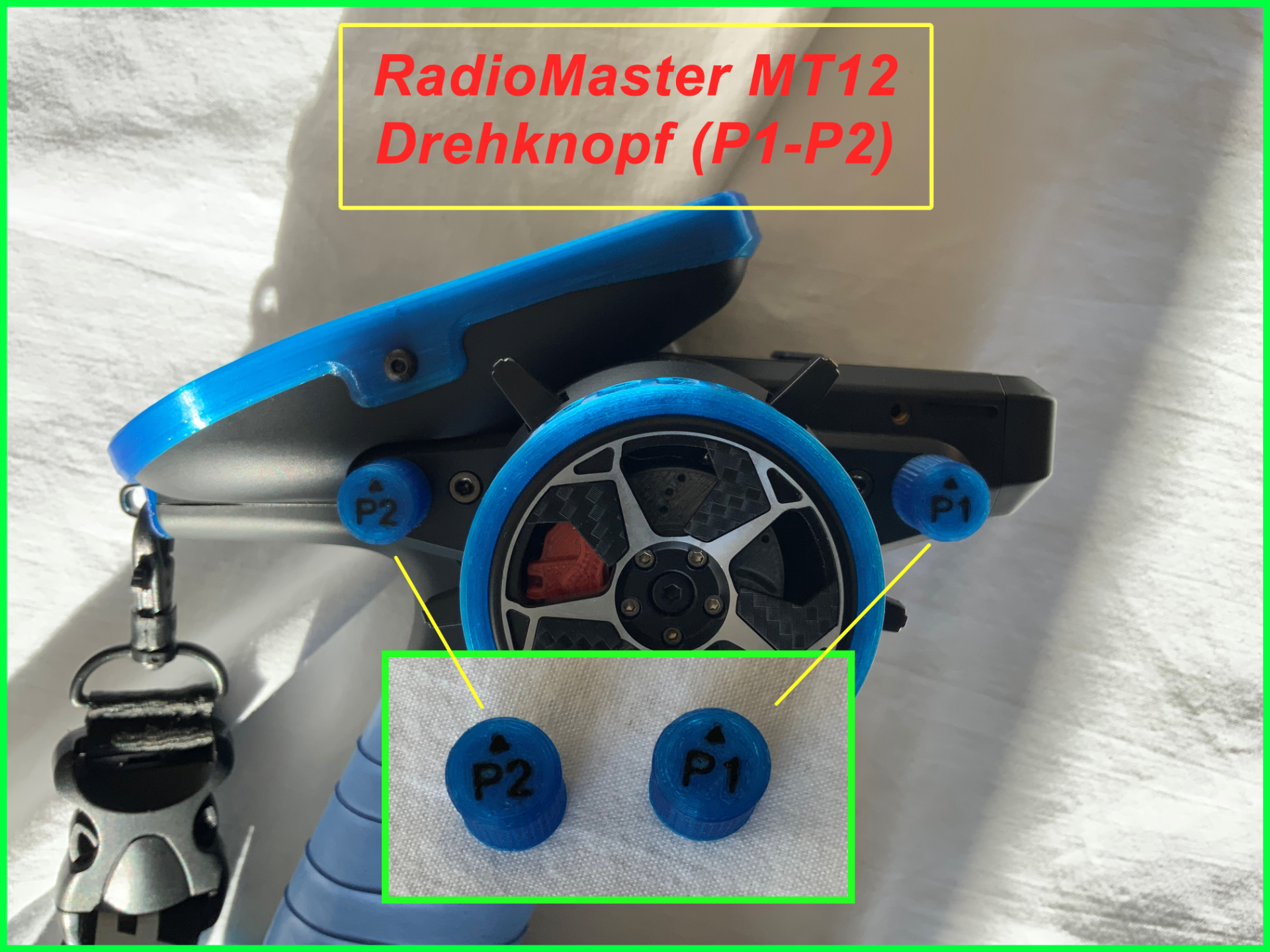 RadioMaster MT12 Drehknopf (P1-P2)