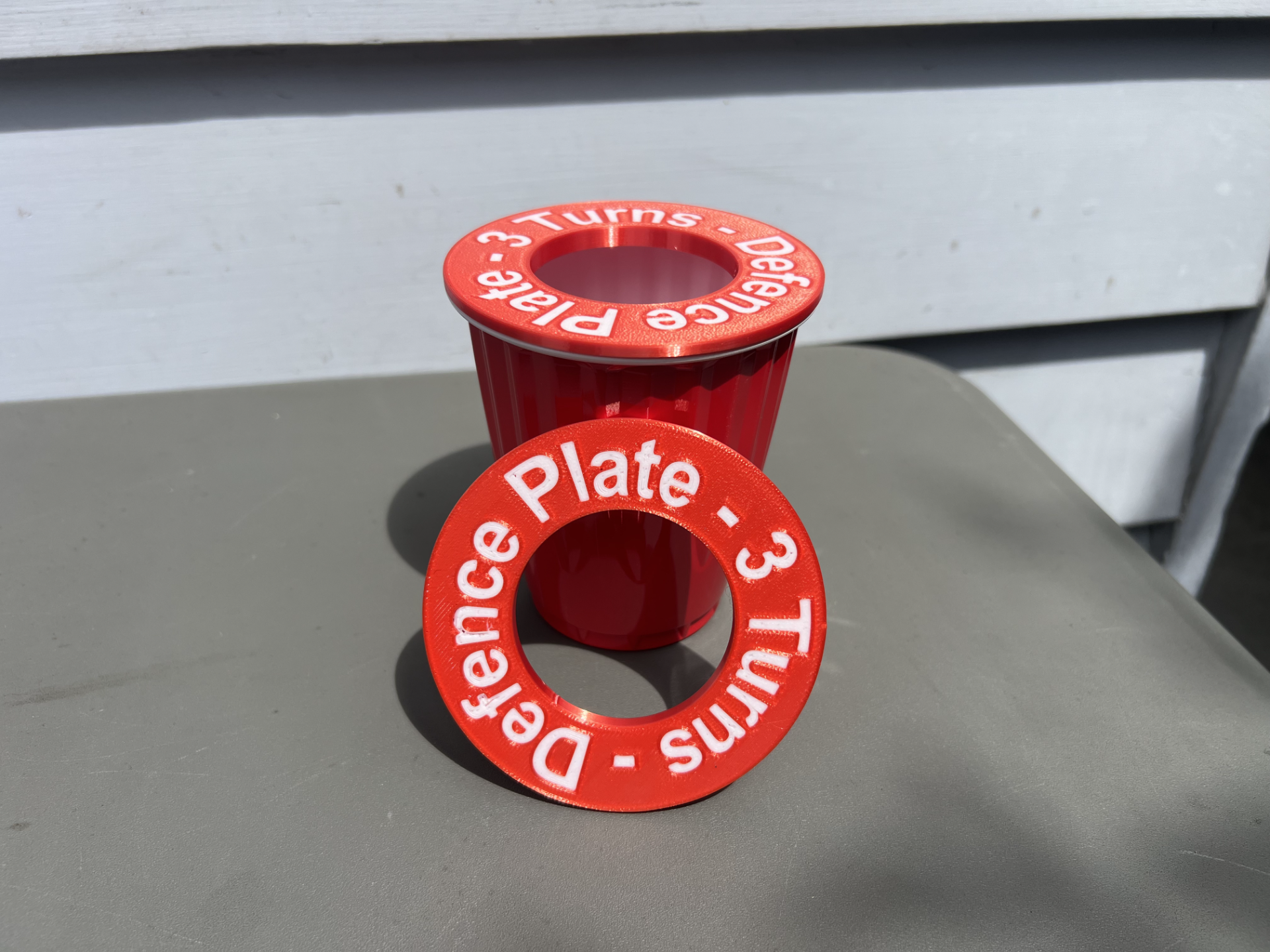 Beer pong - Defence Plate V1