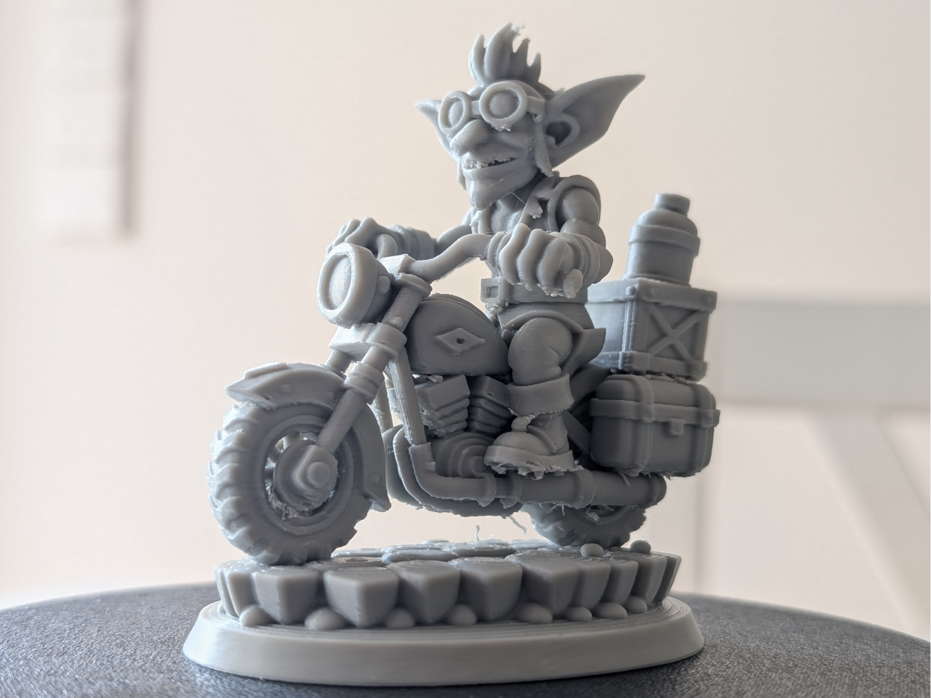 Biker Goblin Diorama