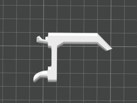 Multiboard 40 mm, Pegboard Click Hook