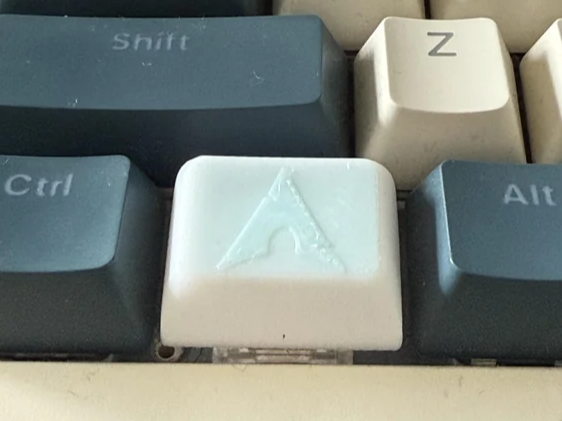 Custom keycap for super key