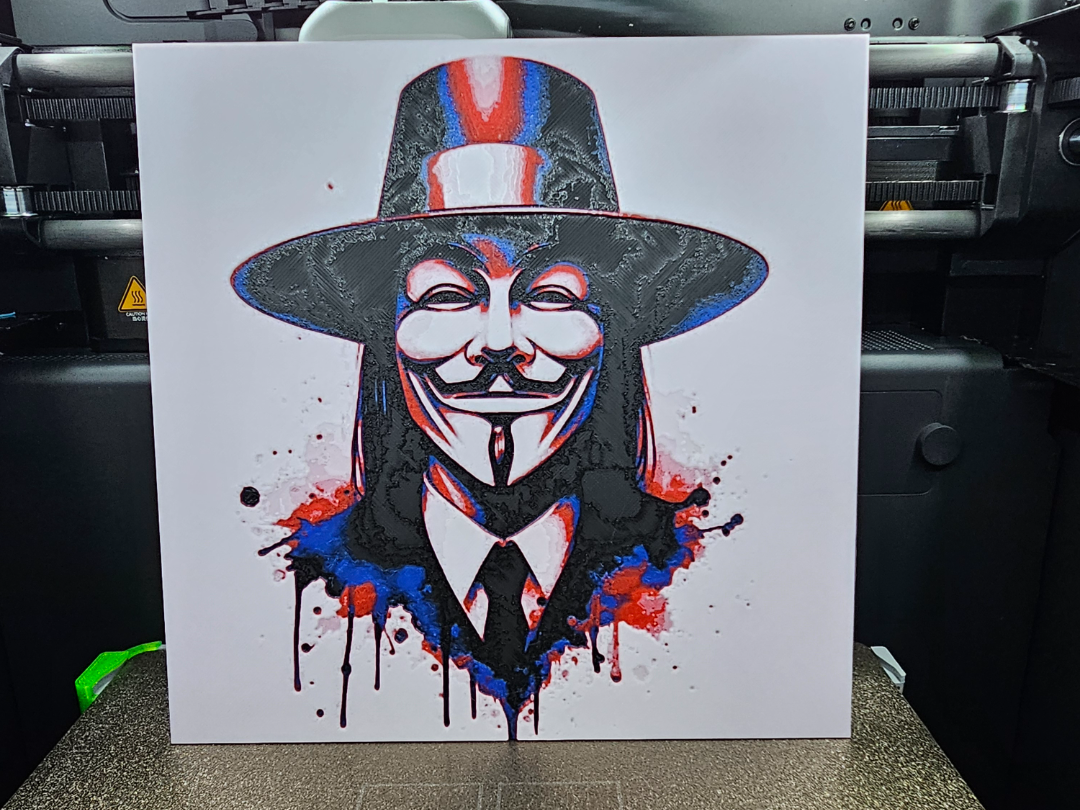 V for Vendetta Hueforge