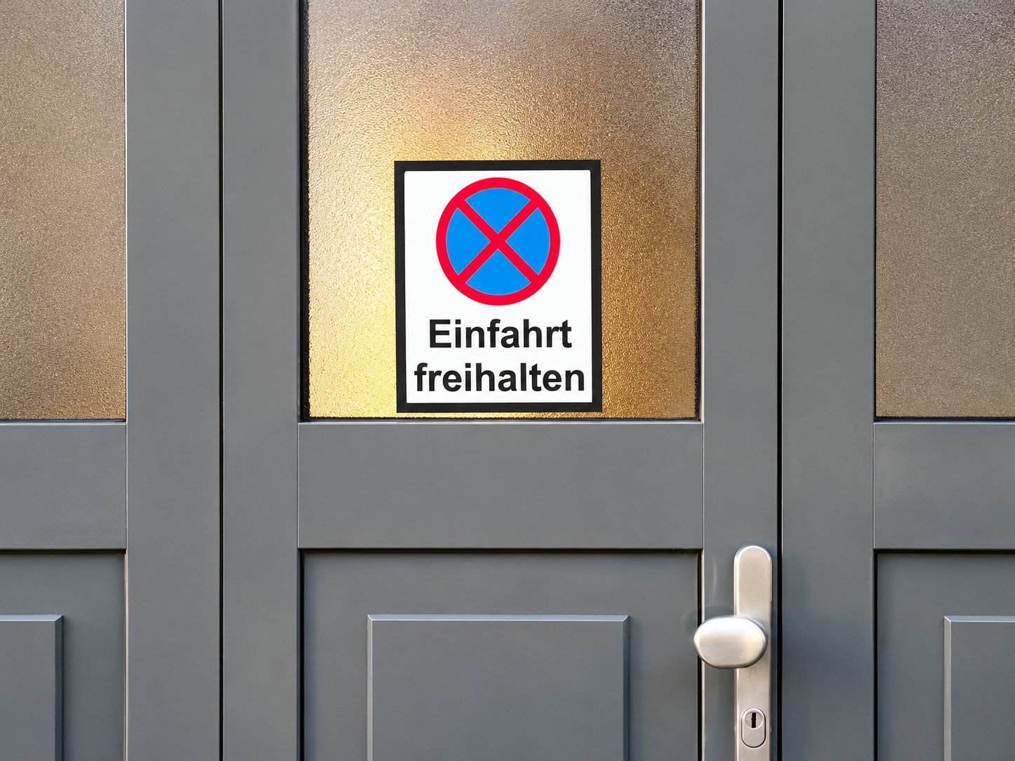 Einfahrt freihalten – 3D Printed Driveway Sign