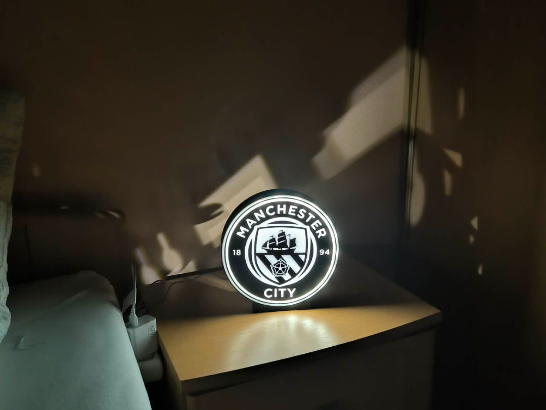 Manchester City - Black&White lightbox