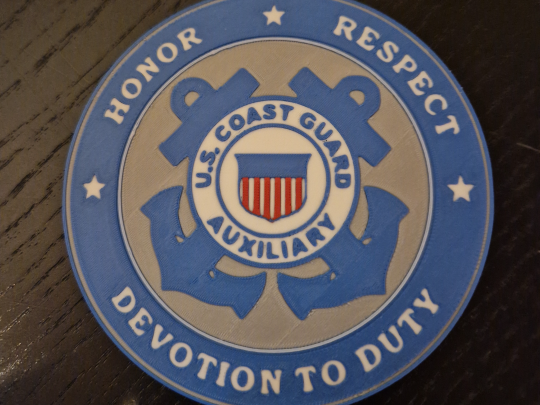 US Coast Guard Auxiliary Coaster