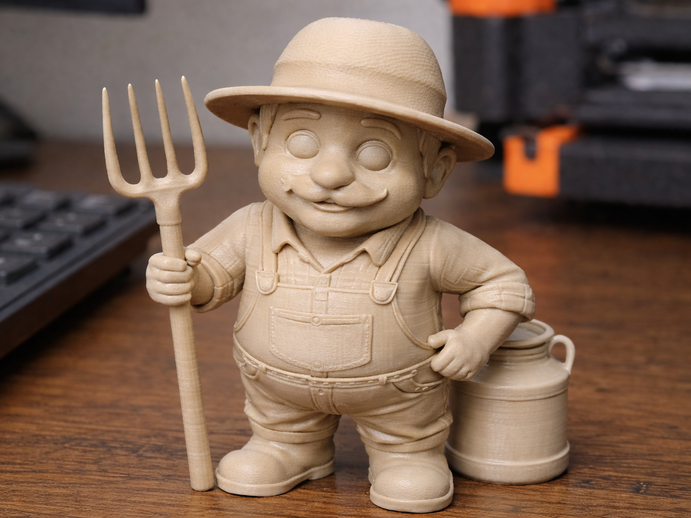 Farmer Character – OBJ Textured Decor #9/18