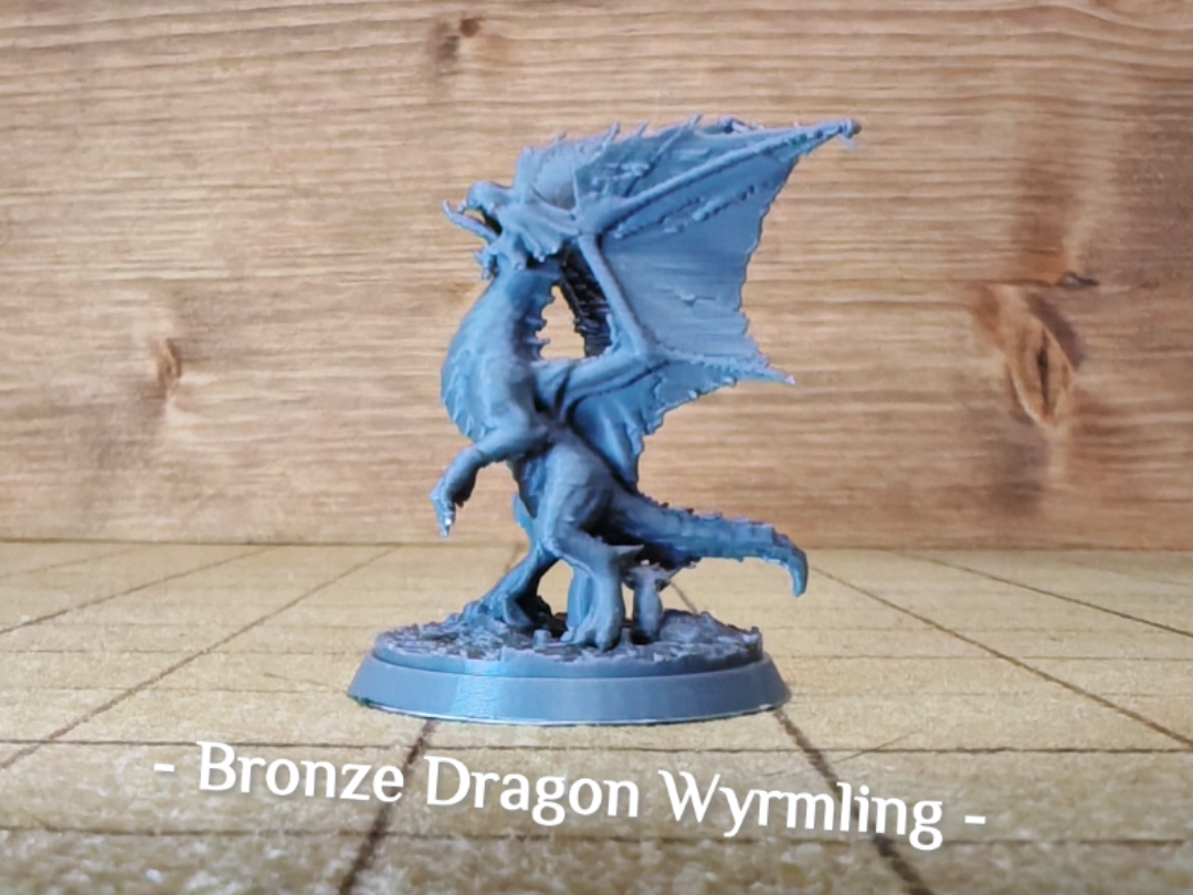 DnD Bronze Dragon Wyrmling - Monster Manual Day 90