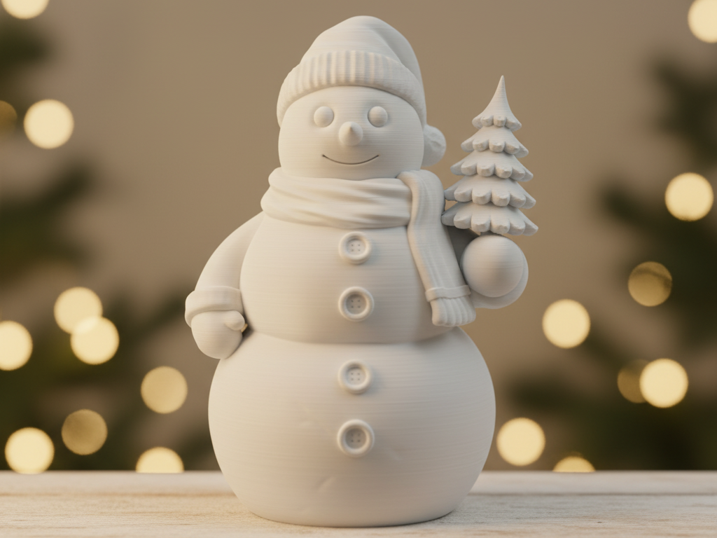 Christmas Snowman Decor - Festive Ornament