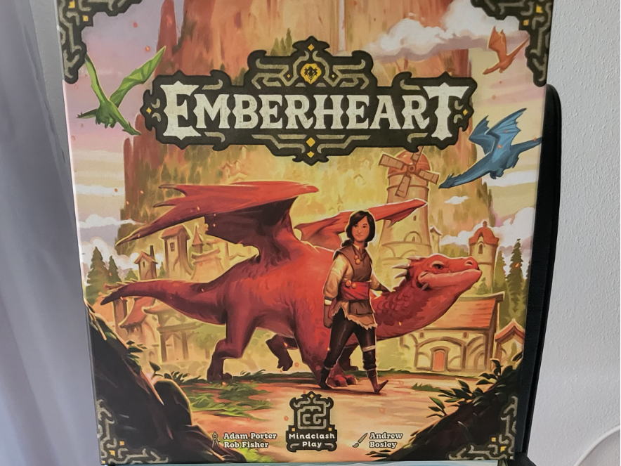 Emberheart board game inlay
