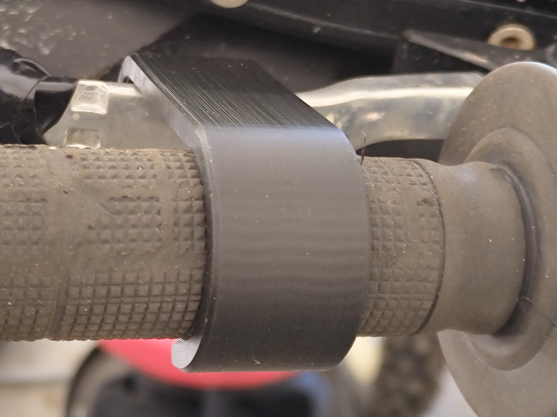 Motorcycle brake lever holder