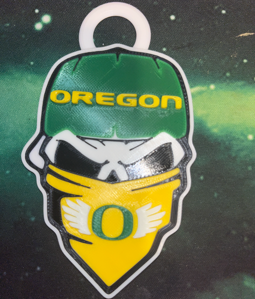 Oregon Ducks Skull Chain