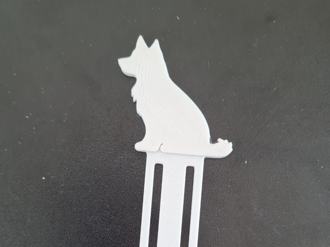 Cute Dog Bookmark 3D Printing